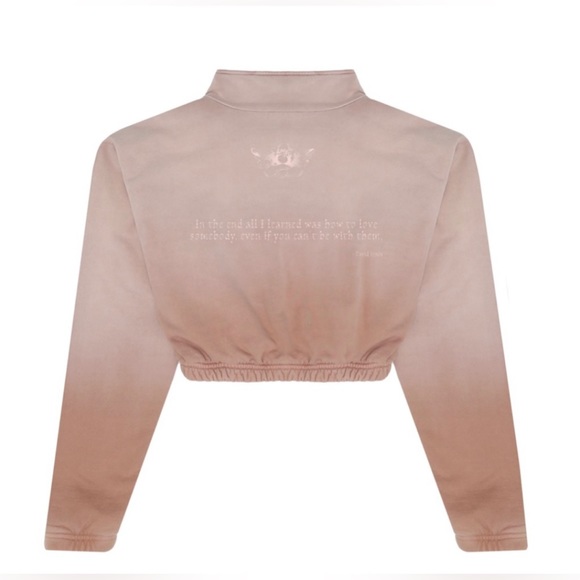 NEW BOYS LIE CAUGHT BLUSHING QUARTER ZIP | BLUSH TIE DYE - Picture 7 of 15